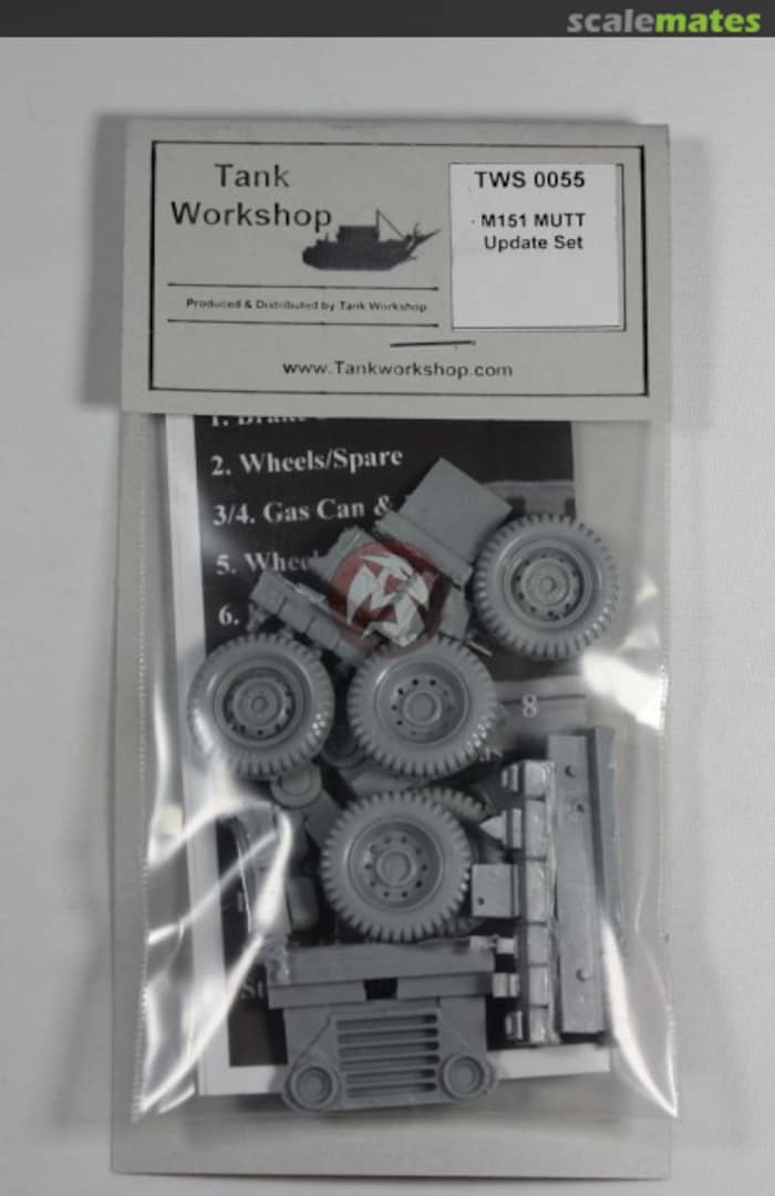 Boxart M151 Mutt Detail Set ~Tamiya~ TWS0055 Tank Workshop