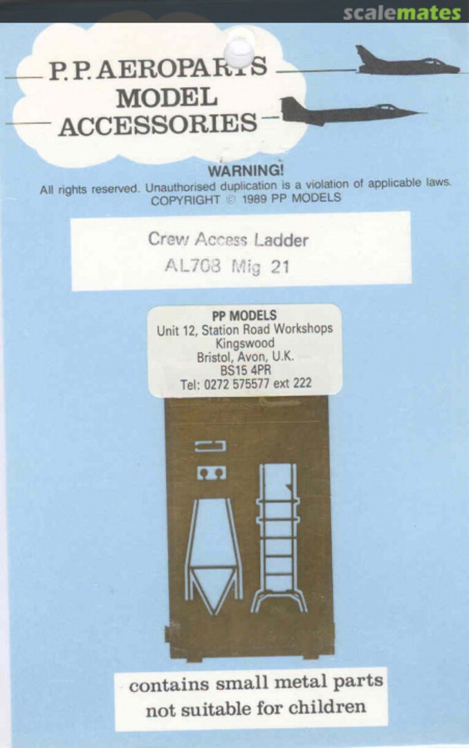 Boxart MiG-21 AL708 P.P. Aeroparts