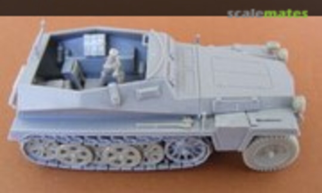 1:72 Sd.Kfz. 250/7 (alt) Mörserträger (Modell Trans Modellbau MT72602)