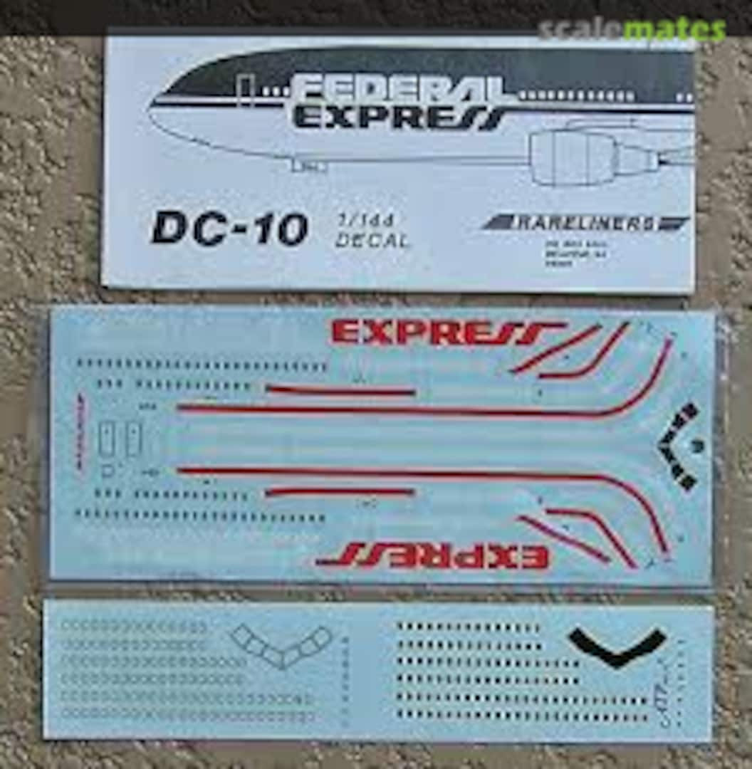 Boxart DC-10 Federal Express (FedEx) RD-06 Rareliners