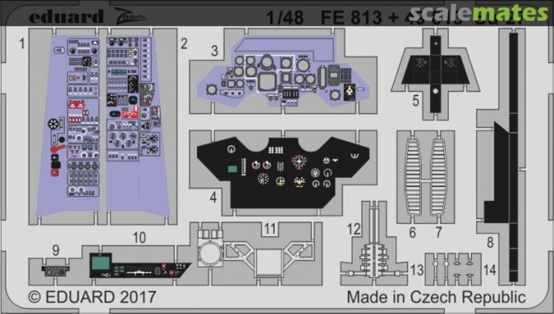 Boxart Su-27 Flanker - Interior FE813 Eduard