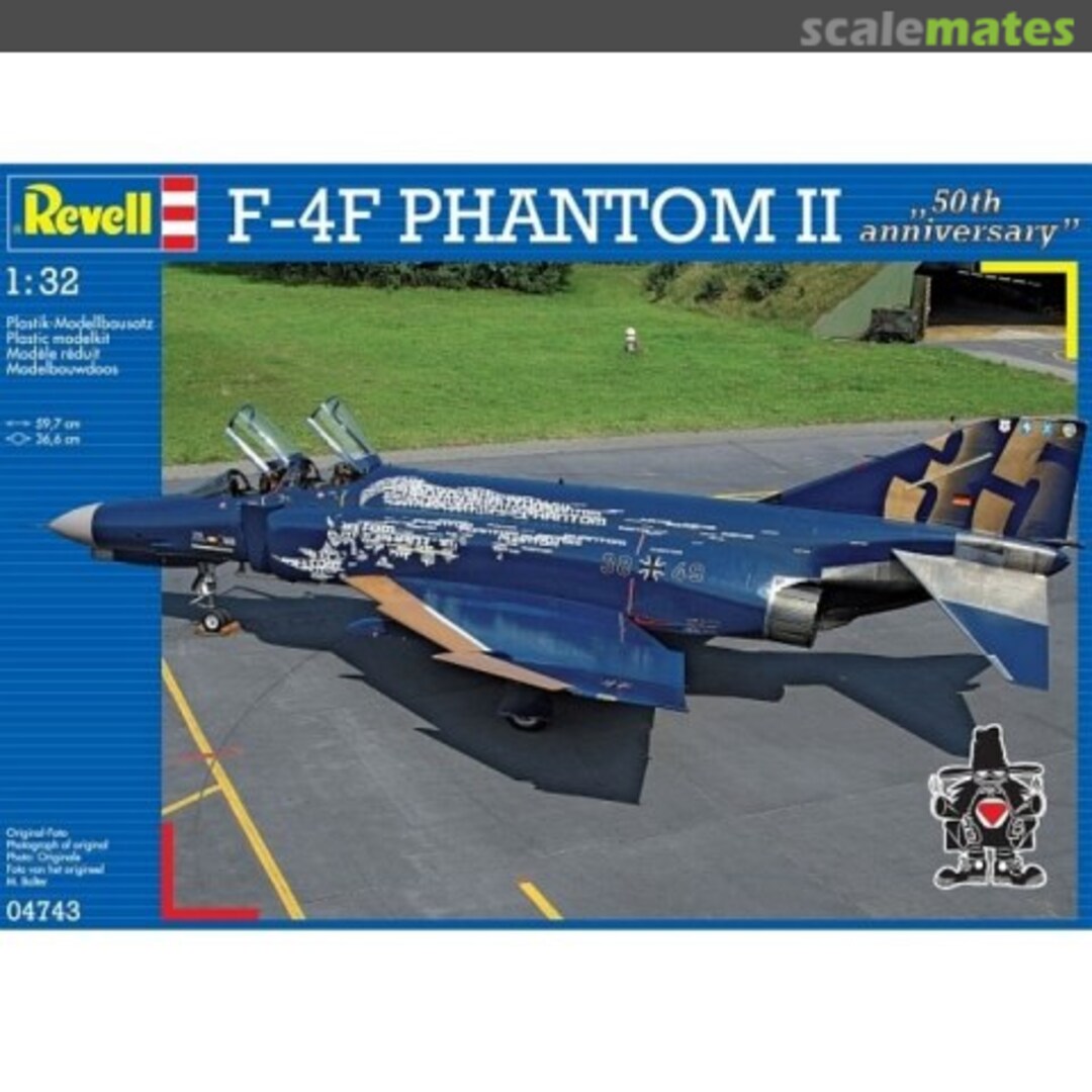 Boxart F-4F Phantom II "50th Anniversary" 04743 Revell