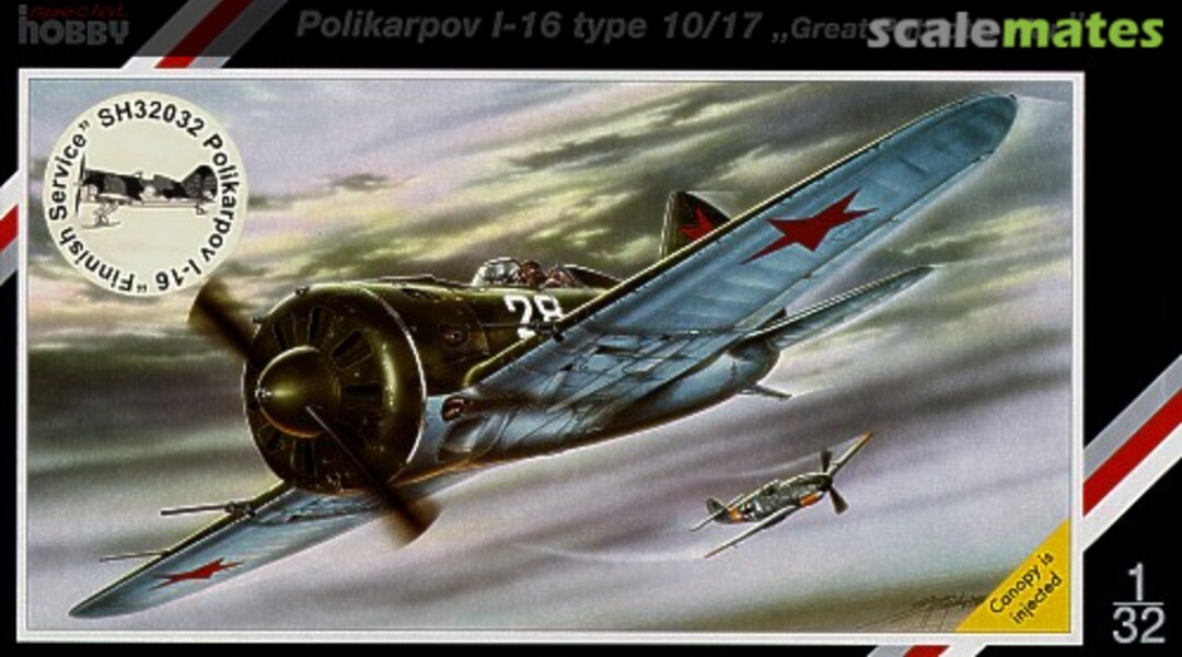 Boxart Polikarpov I-16 SH32032 Special Hobby