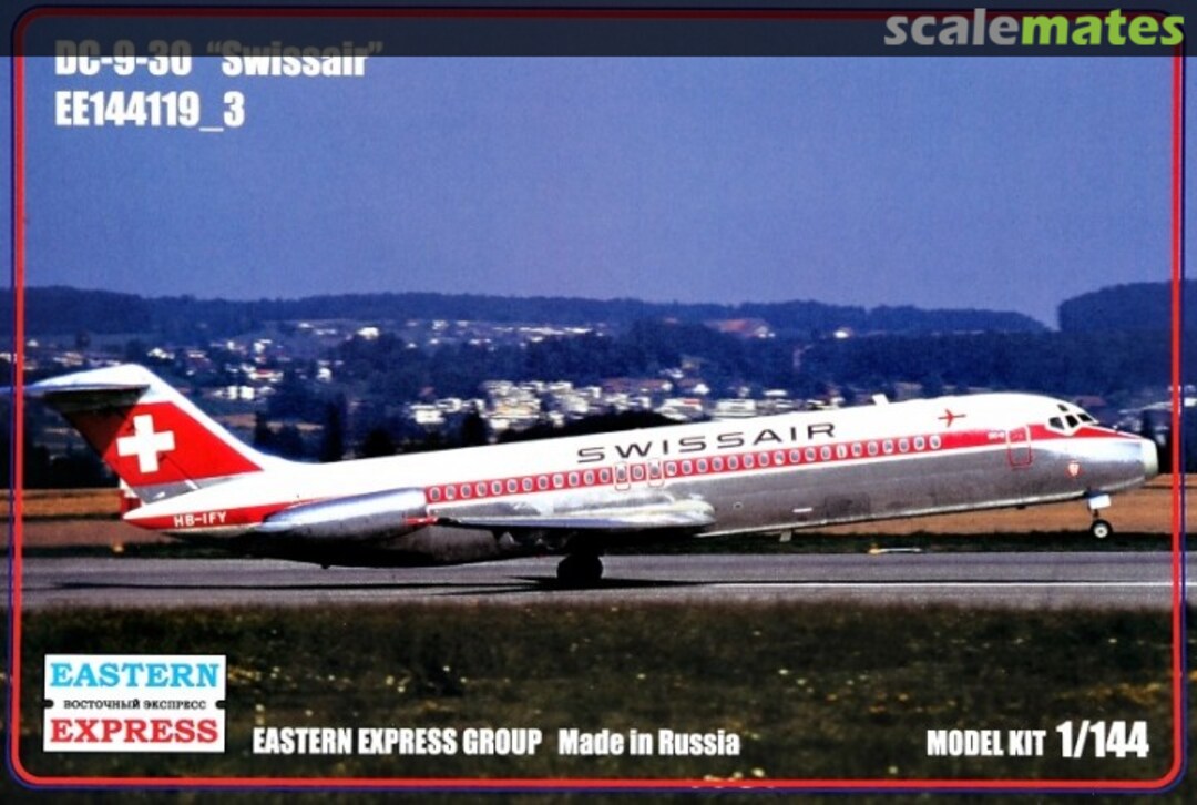 Boxart DC-9-30 "Swissair" EE144119_3 Eastern Express