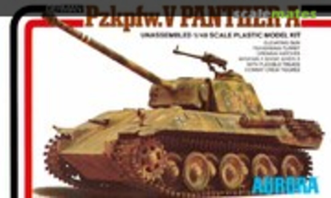 1:48 German Pzkpfw.V Panther A (Aurora 071)