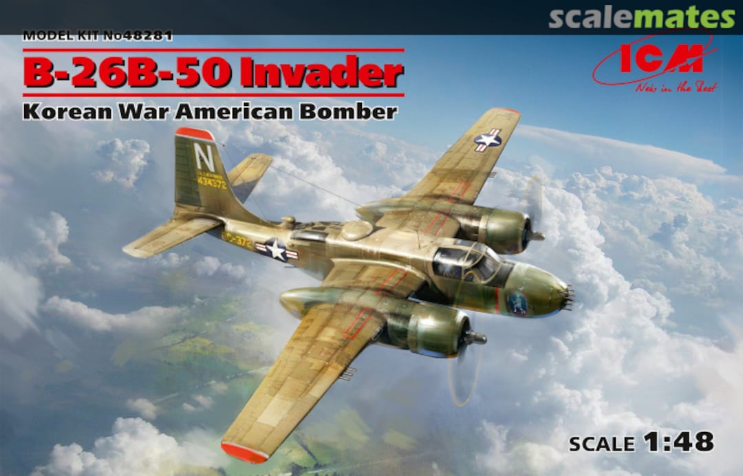 Boxart Douglas B-26B-50 Invader 48281 ICM