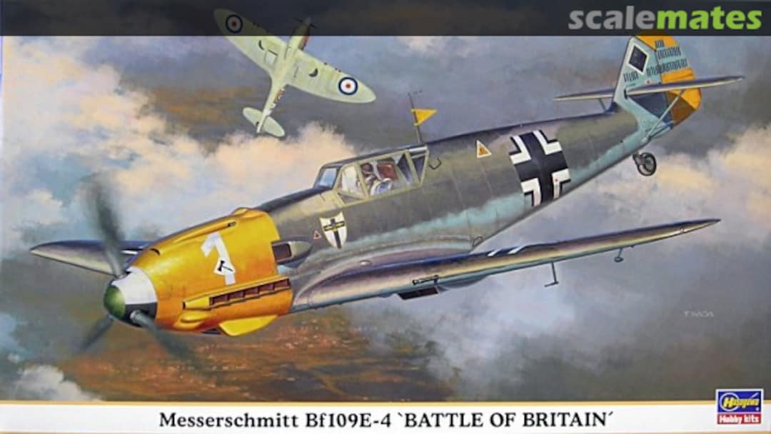 Boxart Messerschmitt Bf109E-4 `Battle of Britain´ 09823 Hasegawa