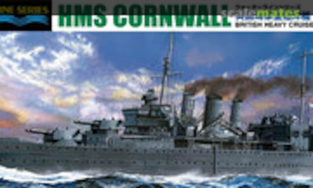 1:700 HMS Cornwall (Aoshima 056721)