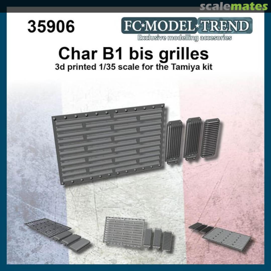 Boxart Char B1 bis grilles 35906 FC Model Trend