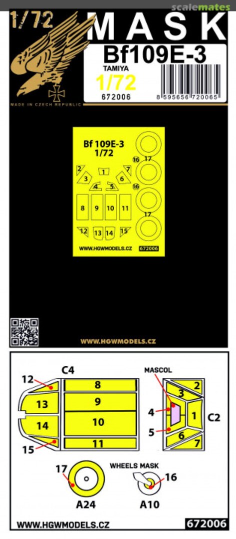 Boxart Bf-109E-3 672006 HGW Models