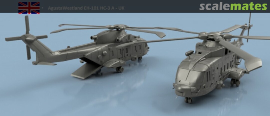 Boxart Agusta Westland EH-101 HC-3A - 3D Printed (2 Helicopters) 3D700273 L'Arsenal