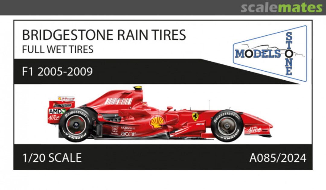 Boxart Bridgestone Rain Tires - F1 2005-2009 A085/2024 Stone Models