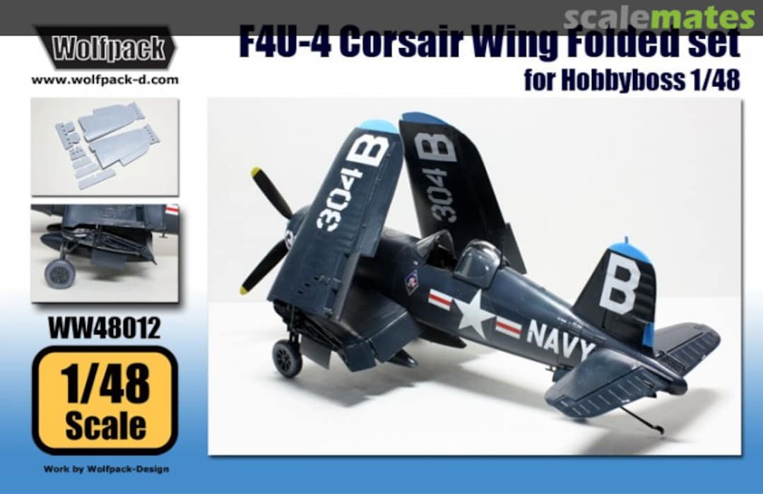 Boxart F4U-4 Corsair - Wing Folded Set WW48012 Wolfpack