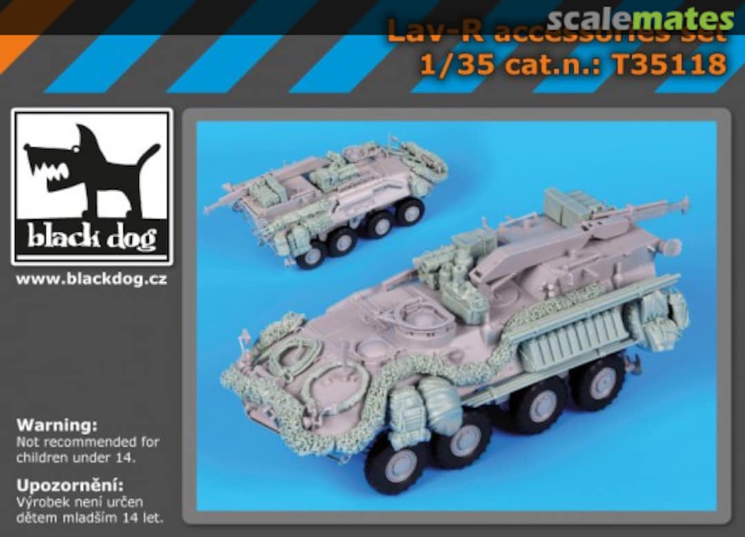 Boxart LAV-R accessories set T35118 Black Dog