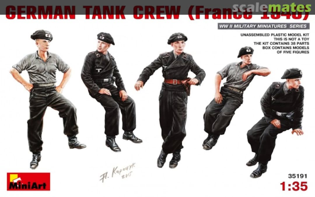 Boxart Tank Crew 35191 MiniArt