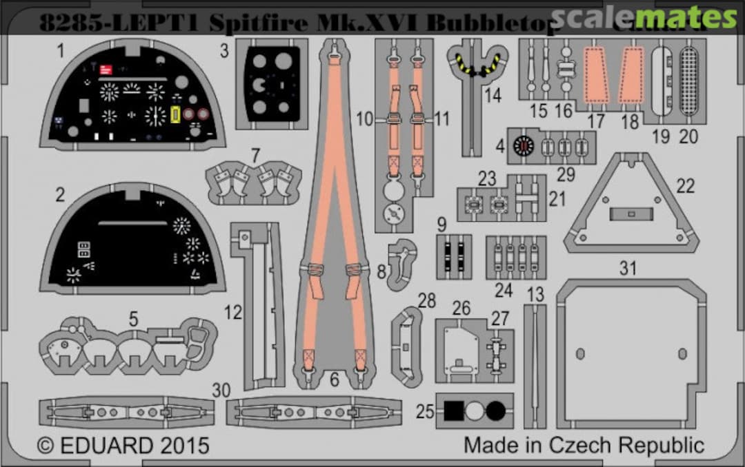 Boxart Spitfire Mk.XVI Bubbletop 8285-LEPT1 Eduard