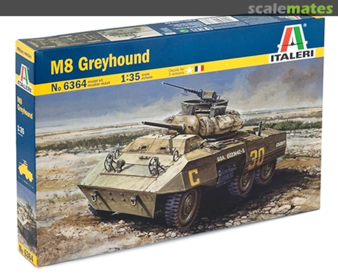 Boxart M8 Greyhound 6364 Italeri