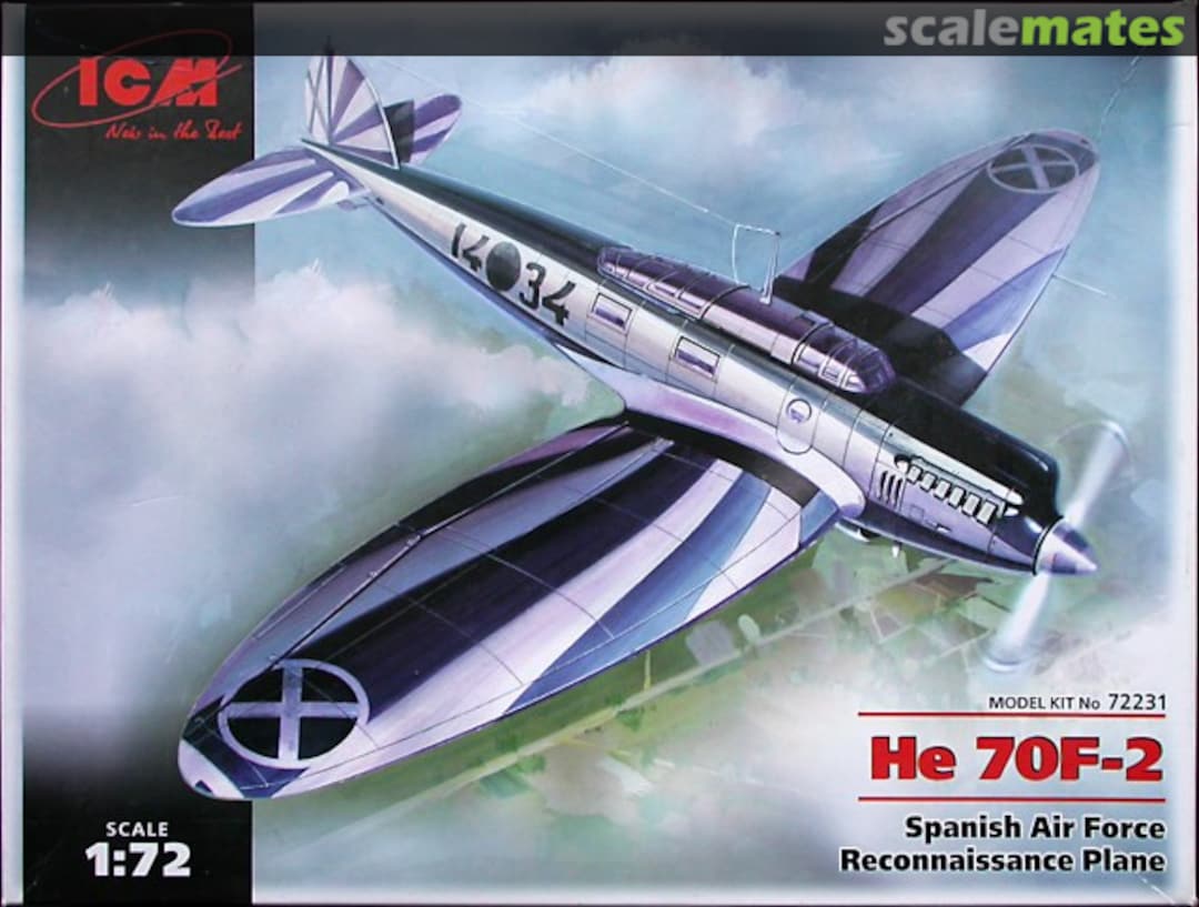 Boxart He 70F-2 72231 ICM