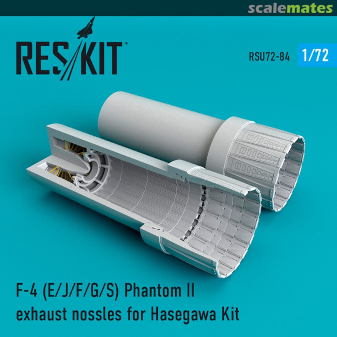 Boxart F-4 Phantom II (E/J/F/G/S) - exhaust nozzles RSU72-0084 ResKit