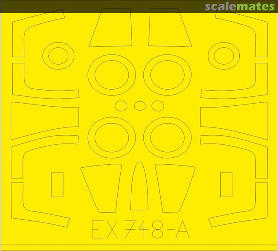 Boxart F-104DJ (TFace) EX748 Eduard