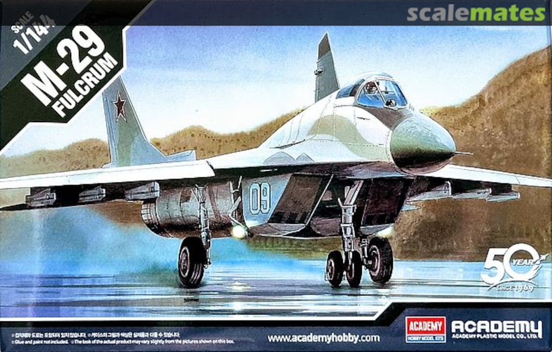 Boxart M-29 FULCRUM 12615 Academy