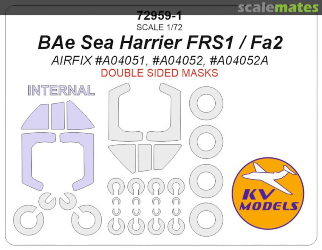 Boxart BAe Sea Harrier FRS1 (Double sided) 72959-1 KV Models