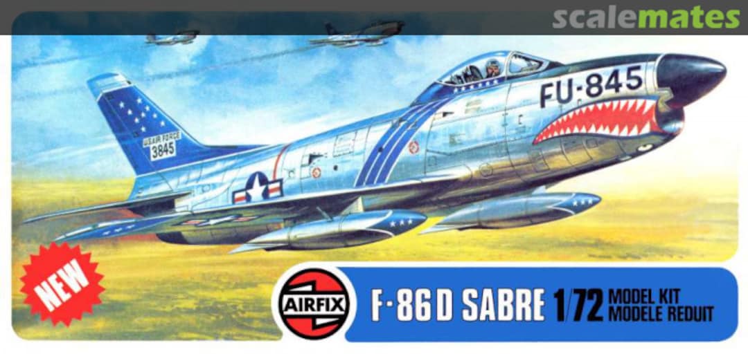 Boxart F-86 D Sabre 02061-1 Airfix