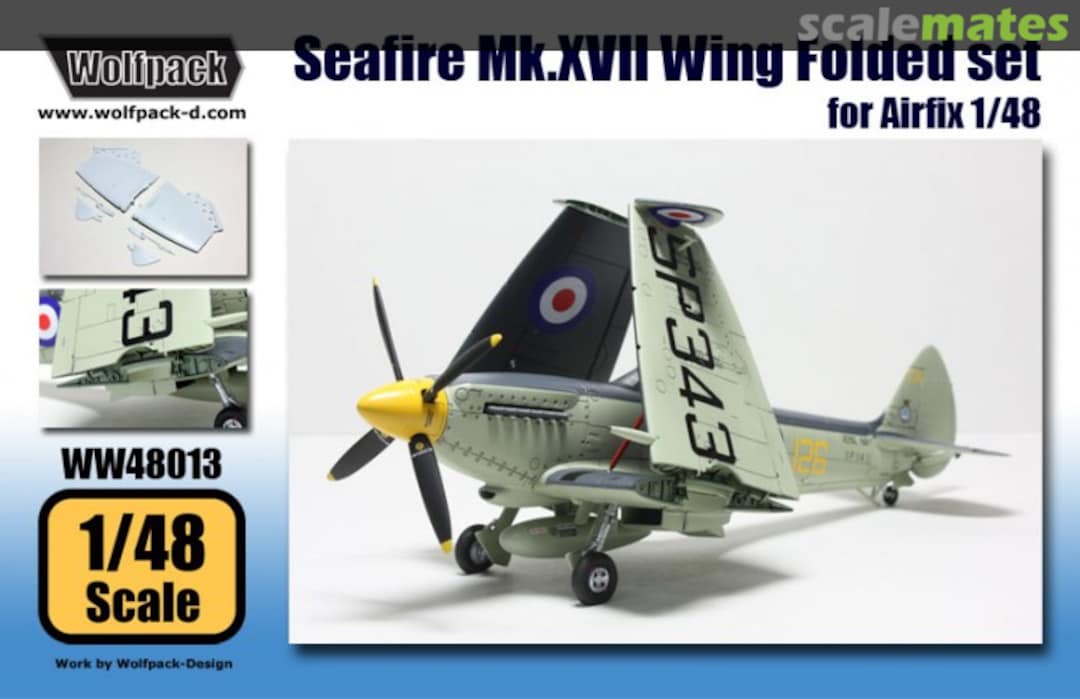 Boxart Seafire Mk.XVII Wing Folded Set WW48013 Wolfpack