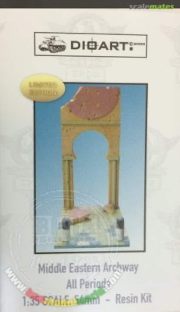 Boxart (54mm) Middle Eastern Archway for All Periods - Limited Edition (3 Resin parts) 081 DioArt