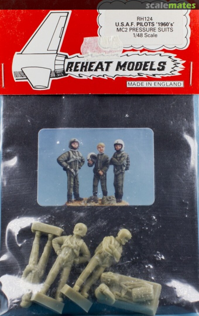 Boxart U.S.A.F Pilots '1960's RH124 Reheat Models