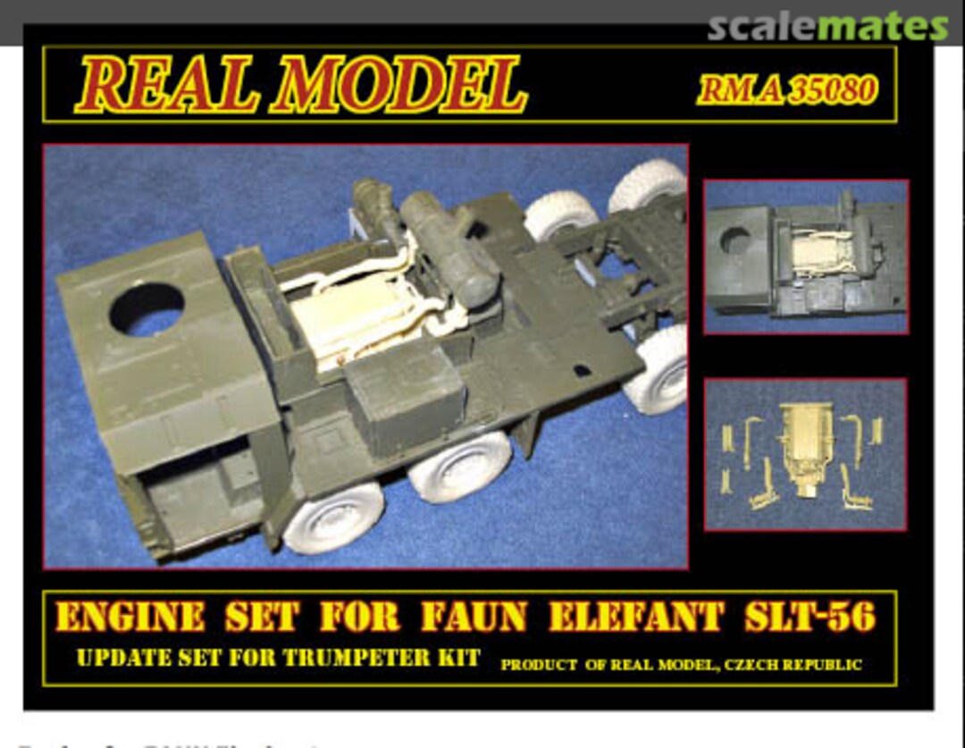 Boxart Engine set for Faun Elefant SLT-56 RMA35080 Real Model