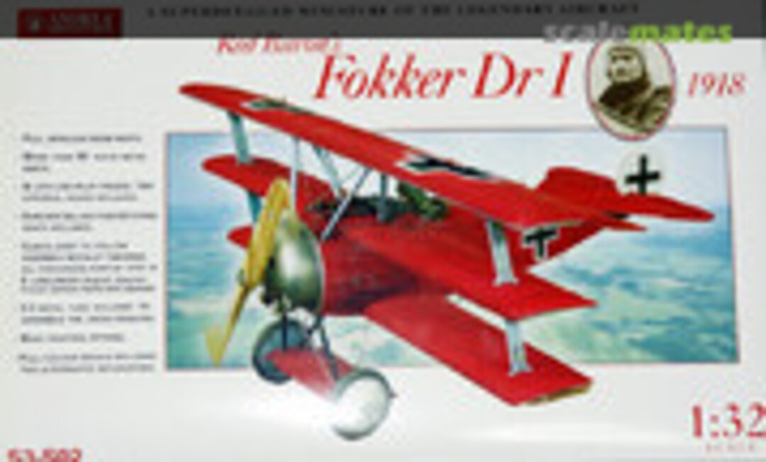 1:32 Red Baron's Fokker DR.1 1918 (Andrea Miniatures S3-S02)