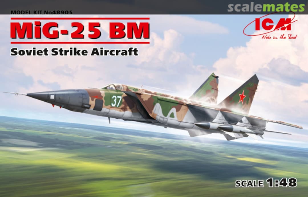 Boxart MiG-25BM 48905 ICM