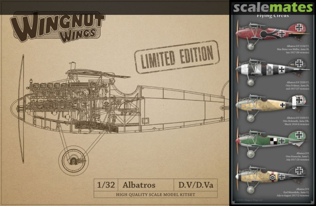 Boxart Albatros D.V 32905 Wingnut Wings