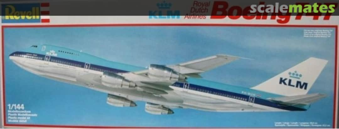 Boxart KLM Royal Dutch Airlines Boeing 747 04223 Revell