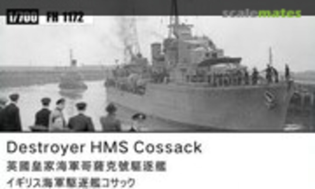 1:700 HMS Cossack (FlyHawk Model FH1172)