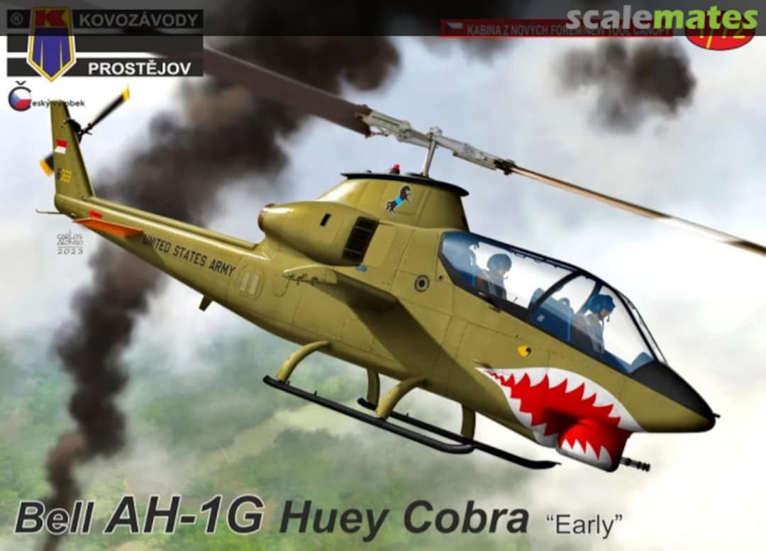 Boxart Bell AH-1G Huey Cobra „Early“ KPM0379 Kovozávody Prostějov