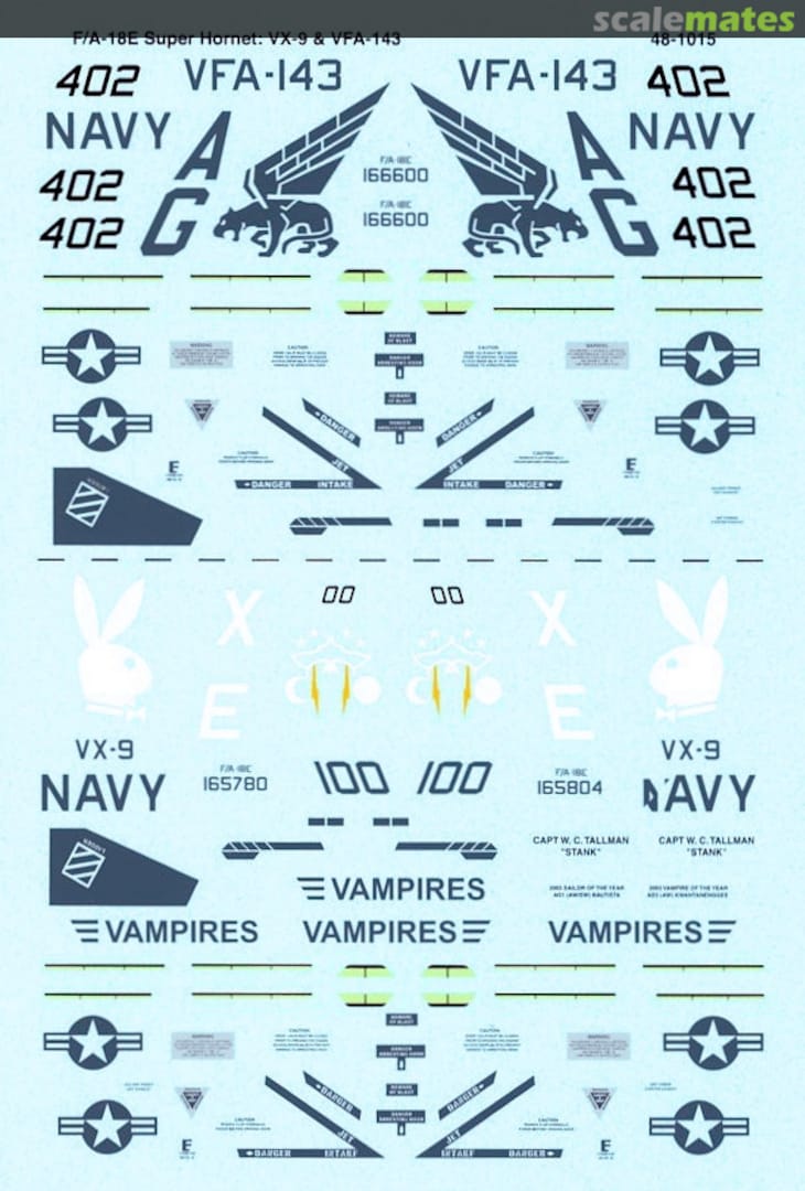 Boxart F/A-18E Super Hornet 48-1015 Microscale