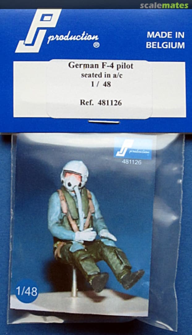 Boxart German F-4 pilot seated in a/c 481126 PJ Production