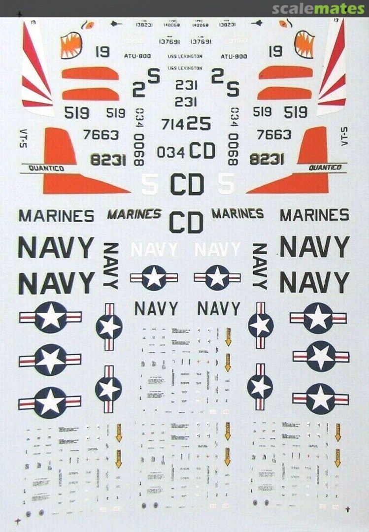 Boxart T-28s 72-0323 Microscale