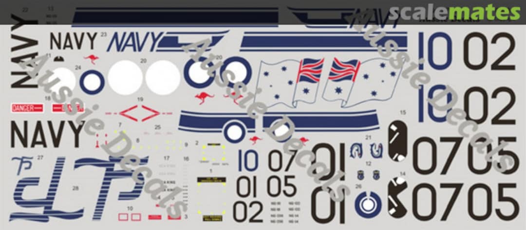 Contents Westland Sea King A72007 Aussie Decals