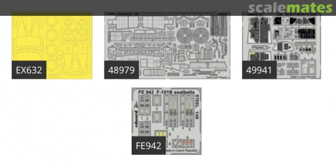 Contents F-101B BIG49213 Eduard