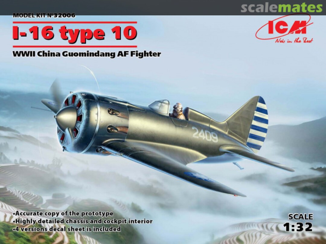 Boxart I-16 type 10 32006 ICM