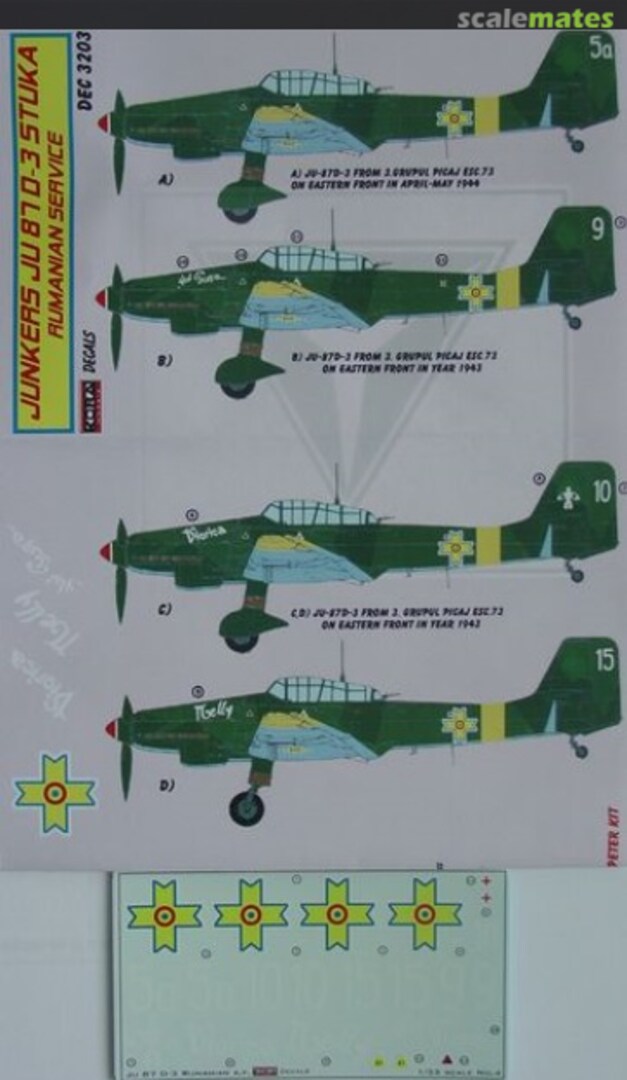 Boxart Ju 87D-3 DEC3203 Kora Models