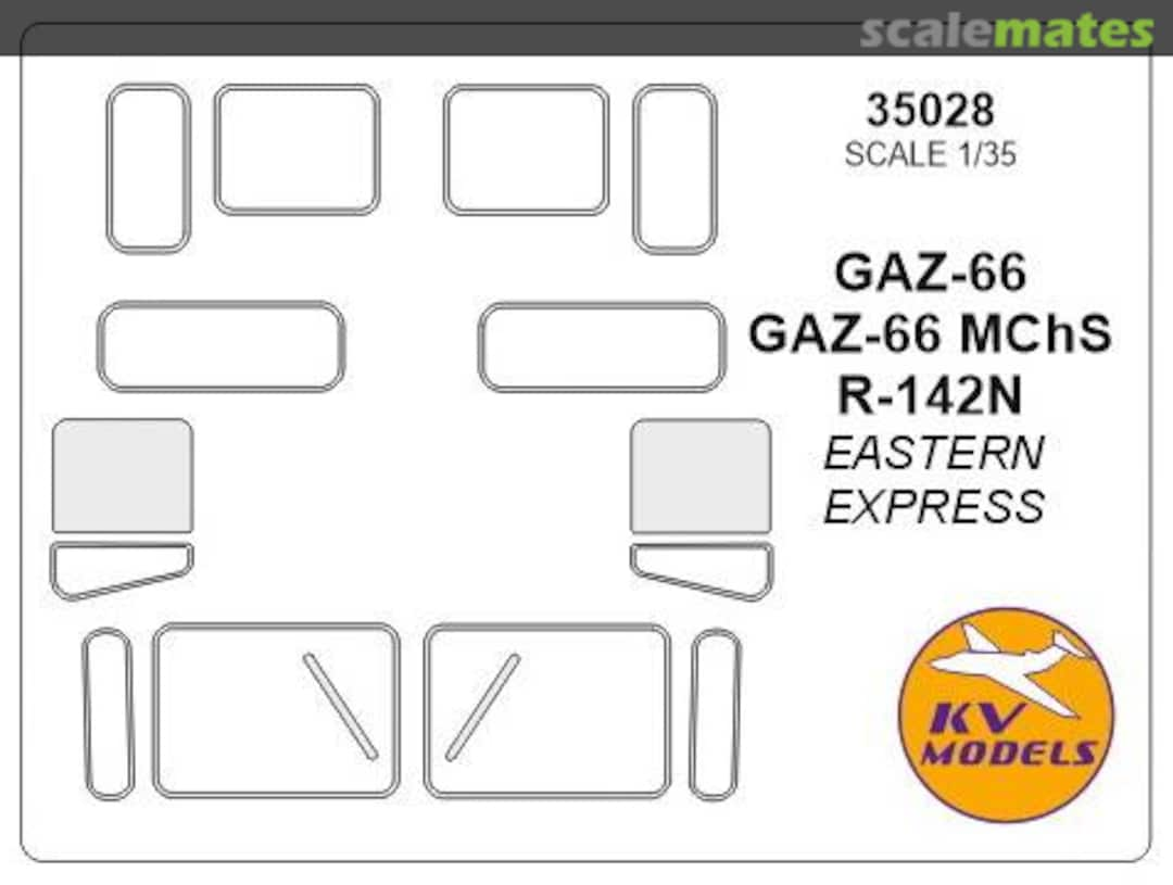 Boxart GAZ-66 / GAZ-66 MchS / R-142H 35028 KV Models