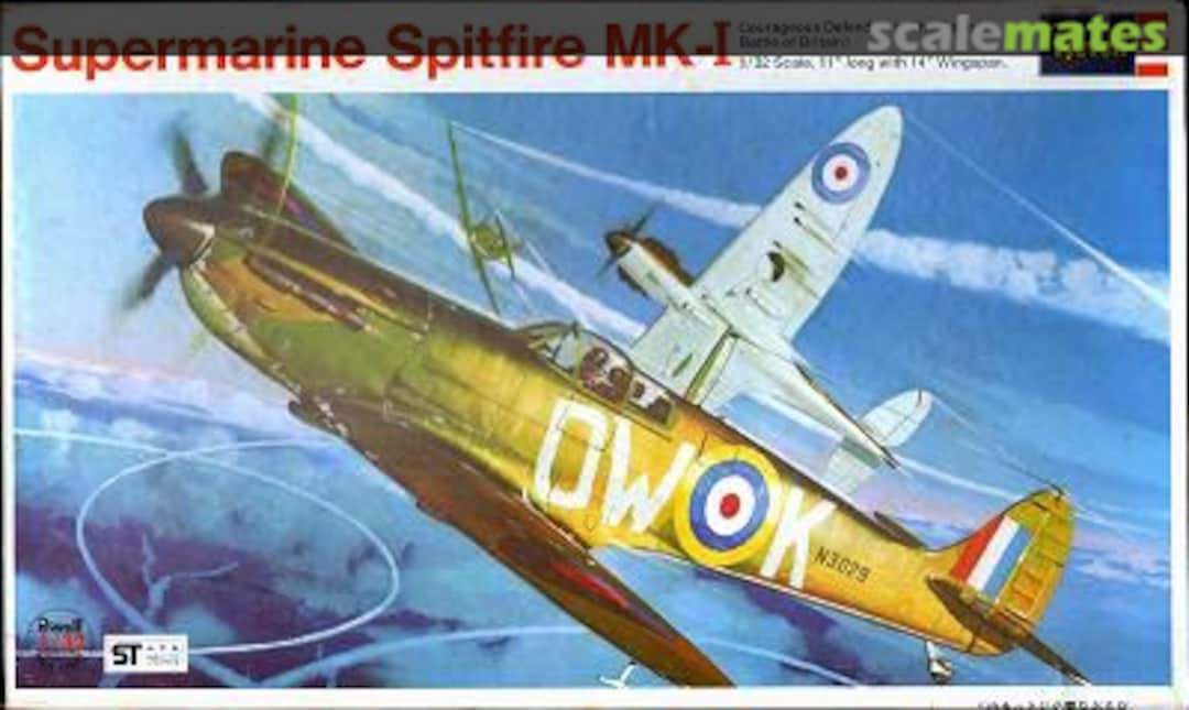 Boxart Supermarine Spitfire Mk-I H-282 Revell Japan