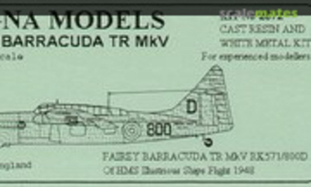 1:72 Fairey Barracuda TR MkV (Magna Models 2672)