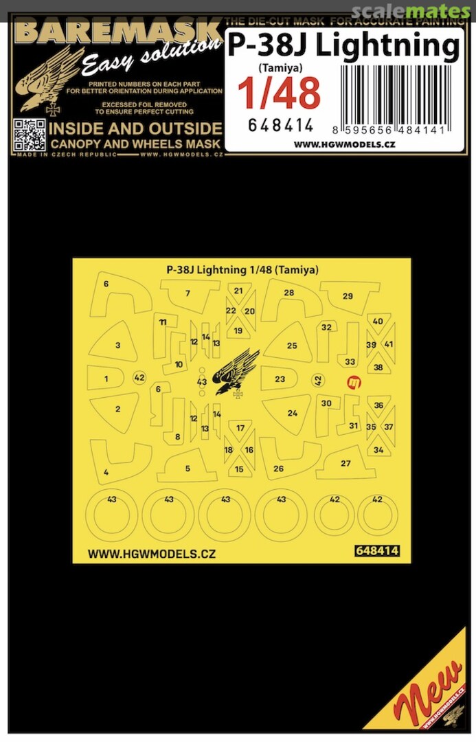 Boxart P-38J Lightning 648414 HGW Models