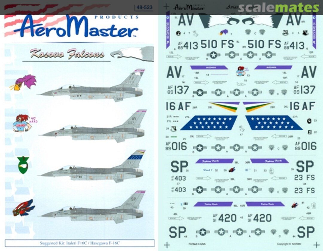 Boxart Kosovo Falcons 48-523 AeroMaster