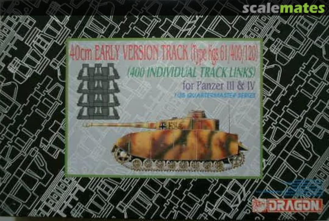 Boxart 40cm Early Version Track (Type Kgs 61/400/120) 3811 Dragon